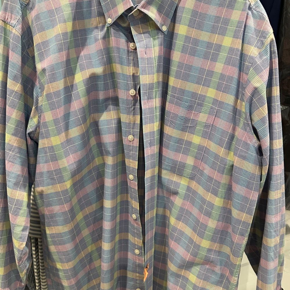 Men's Multicolor Plaid Shirt